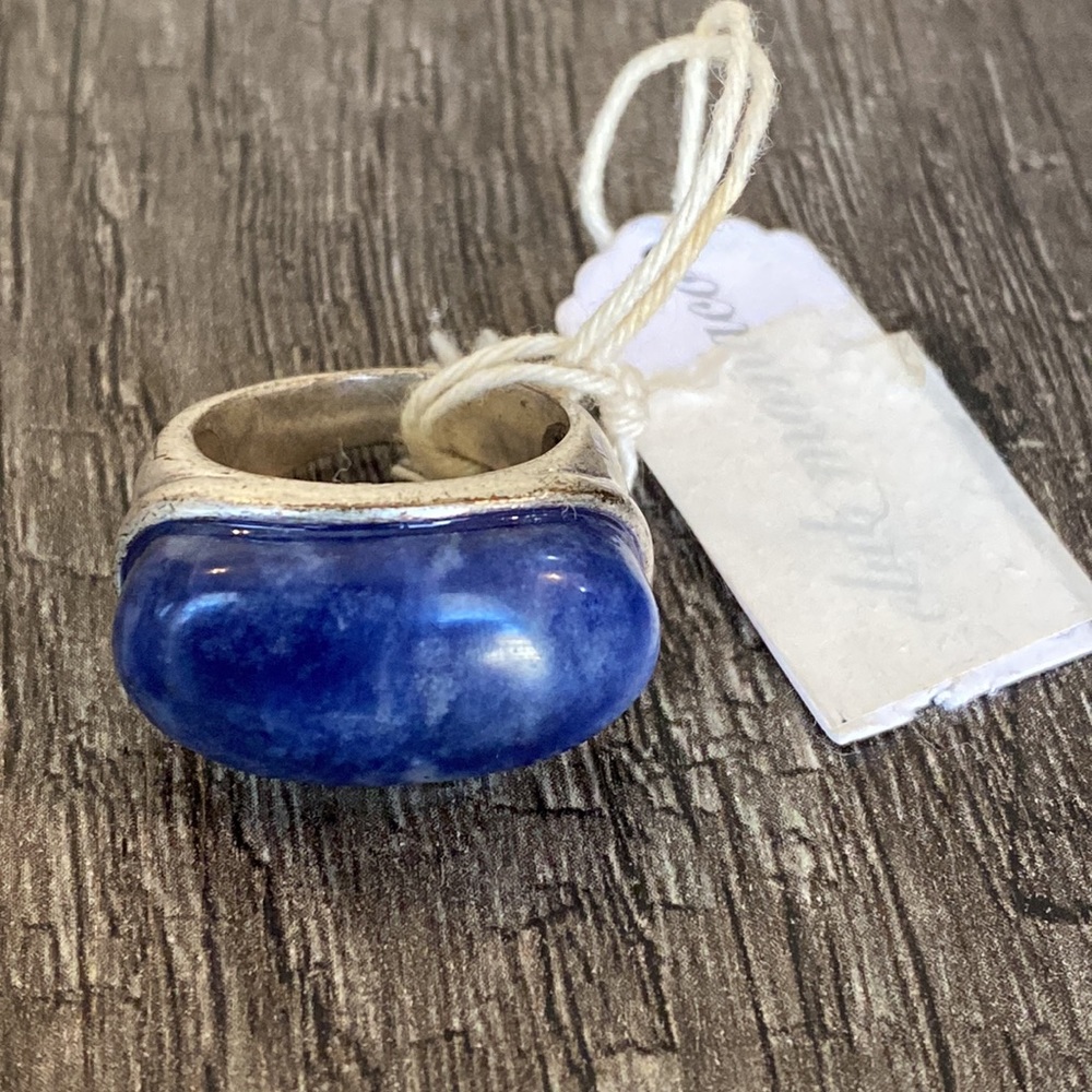 CLUB MONACO | faux lapis ring